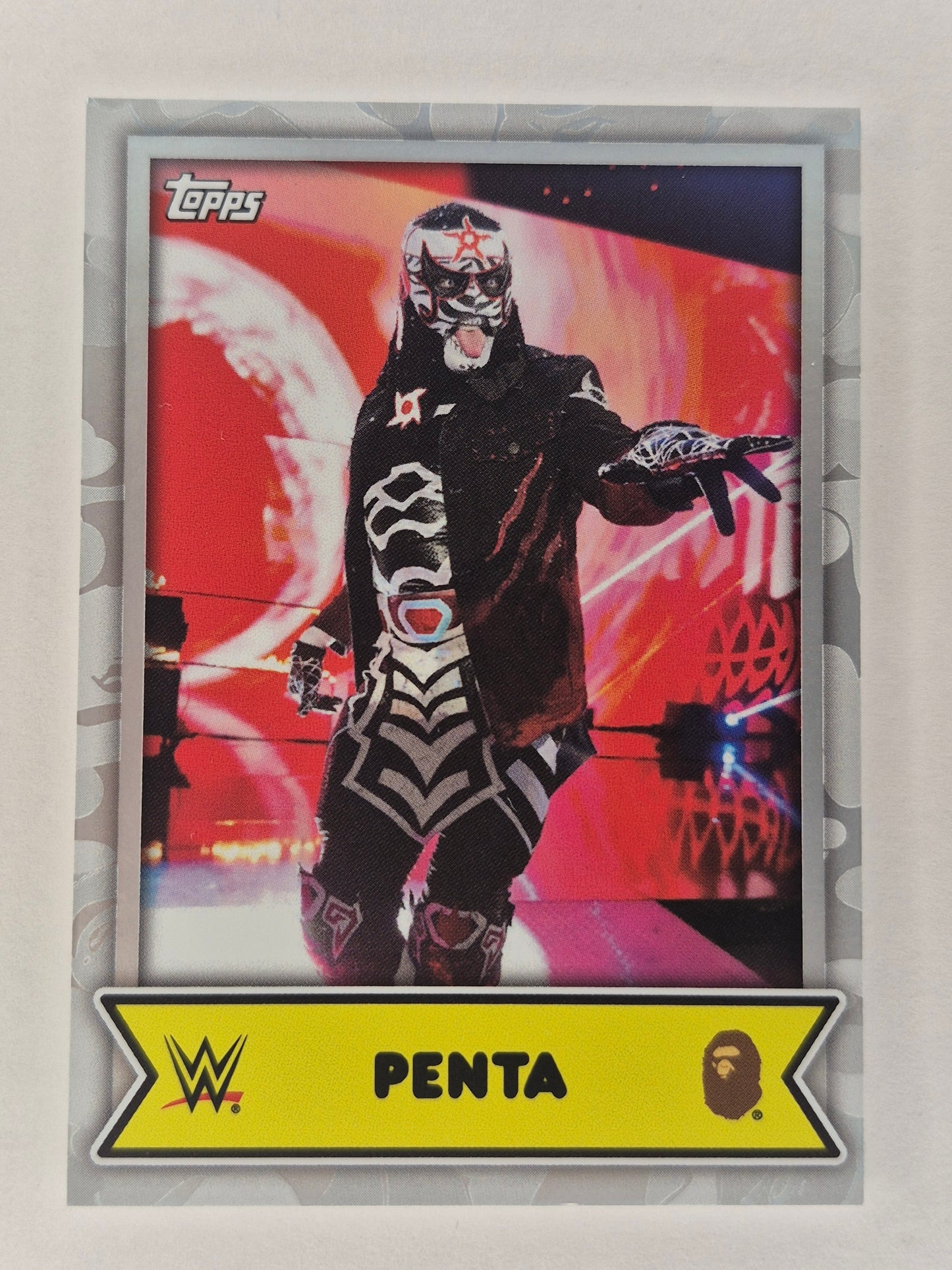 2025 Topps WWE X BAPE #14 PENTA White Camo  NM