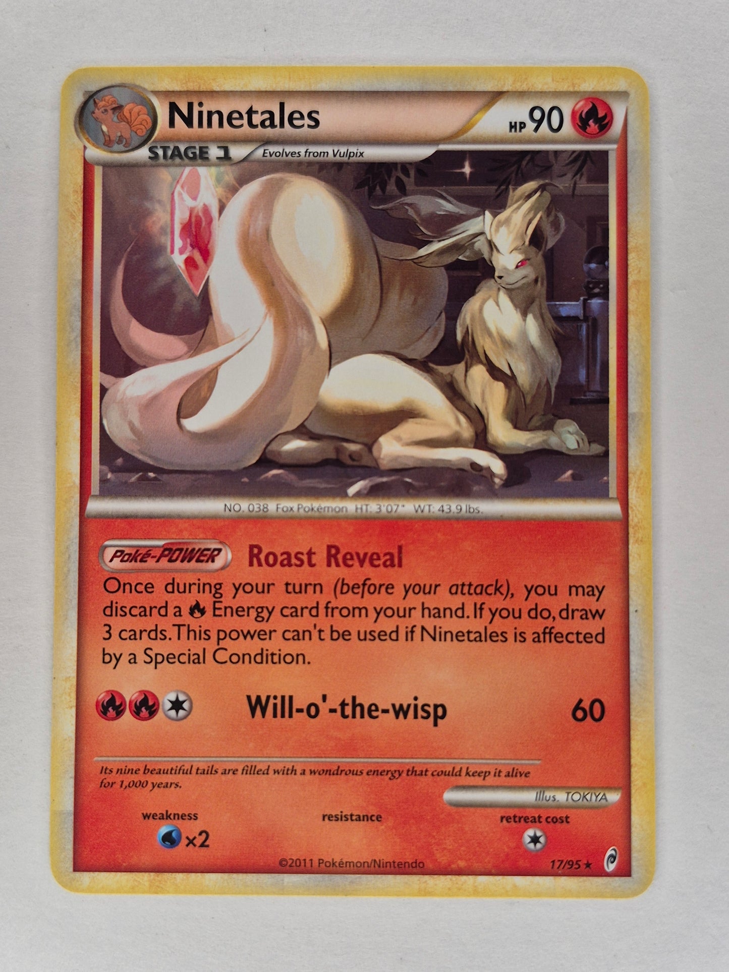 Ninetales - 17/95 (Call of Legends) -  Non Holo Pokemon  2011 LP