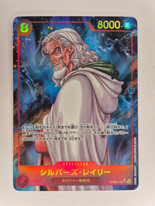 Silvers Rayleigh (Parallel) OP08-118 Two Legends Foil Japanese NM