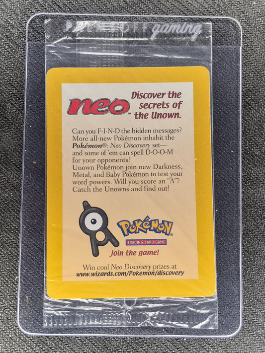 Pokemon Entei Black Star Promo Card #34 SEALED Movie Promo NEW Neo