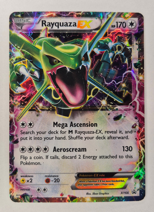 2016 Rayquaza EX Black Star Promo Pokémon XY66  MP