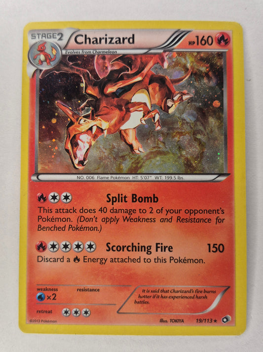 Charizard - 19/113 - Cosmos Holo - Legendary Treasures - Pokemon Card - LP