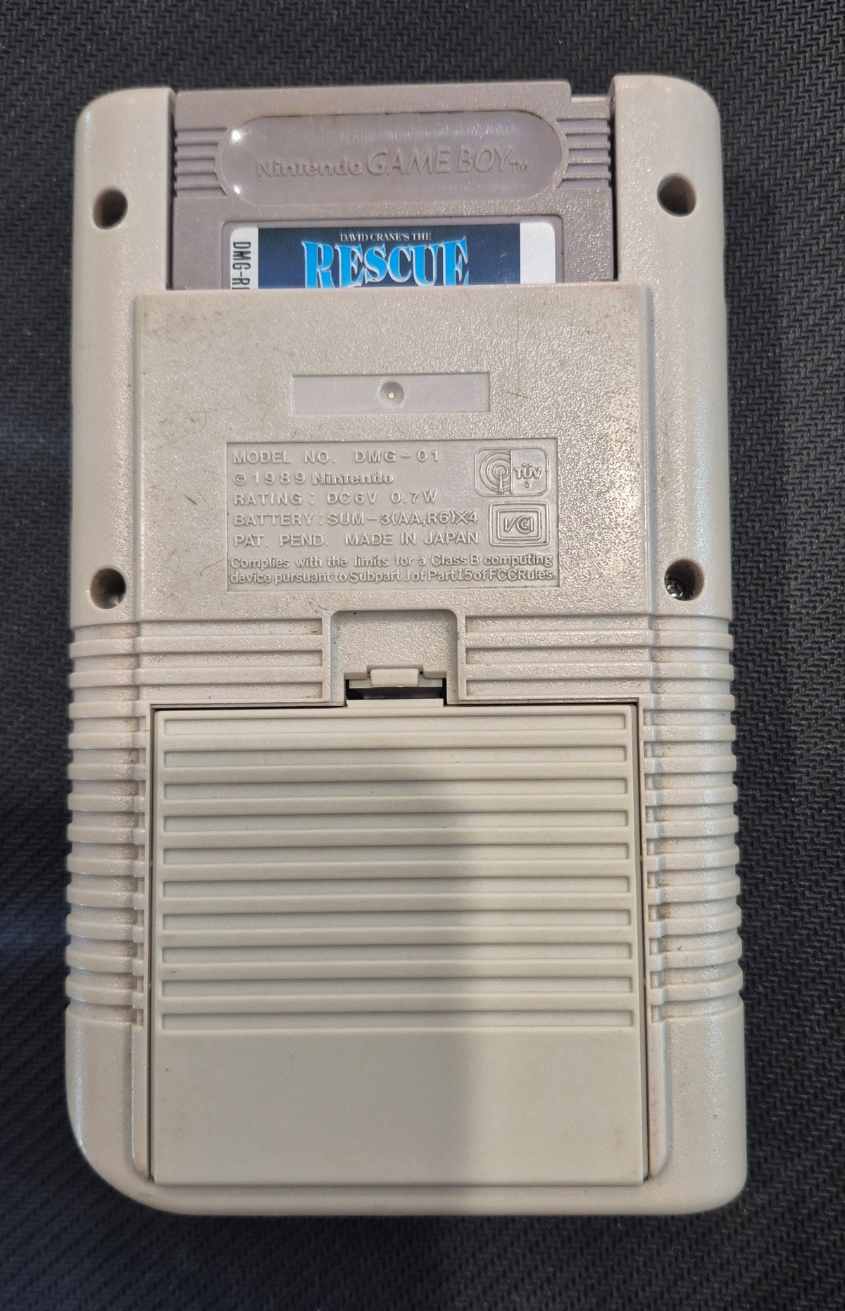 1989 Nintendo Gameboy Game Boy Original DMG-01 Original Grey Tested in Good Condition