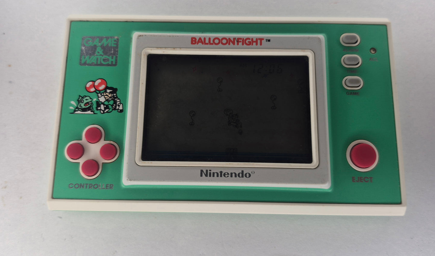 1988 Nintendo Game & Watch Ballon Fight BF-107 Good Working Condition See Pics