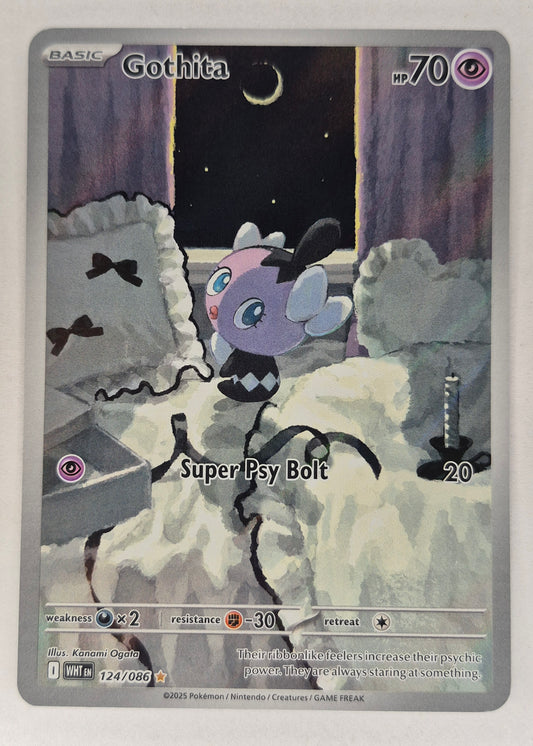 Scarlet & Violet White Flare Gothita Illustration #124/086 NM