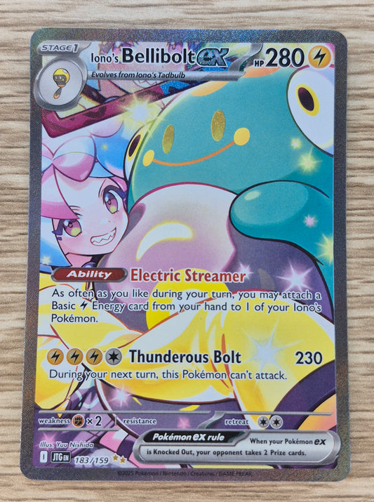 Iono's Bellibolt EX - 183/159 - Journey Together -  SIR - NM/M - Pokemon
