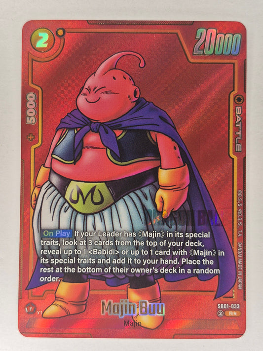 Majin Buu (Alternate Art) - Manga Booster 01 (SB01)NM Dragon Ball