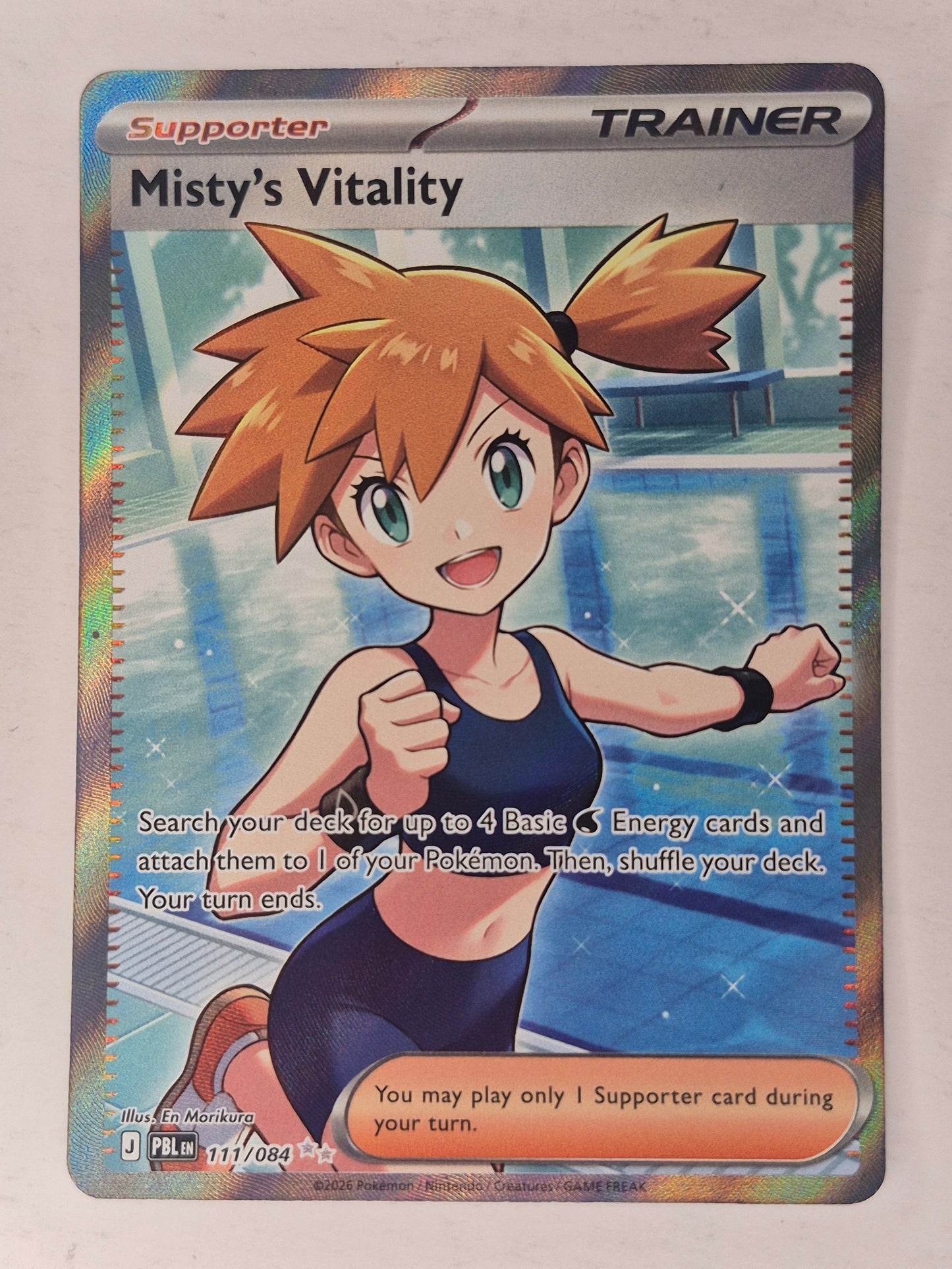 Misty's Vitality 111/084 : Ultra Rare - Pitch Black (PBL) / NM