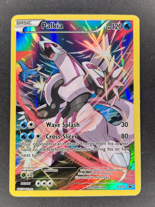 Pokemon Palkia XY75 Full Art Black Star Promo Holo TCG Card 2015 LP