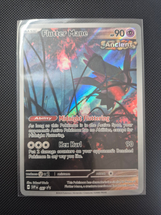Pokemon 2024 Flutter Mane Illustration Rare Black Star Promo SVP 097
