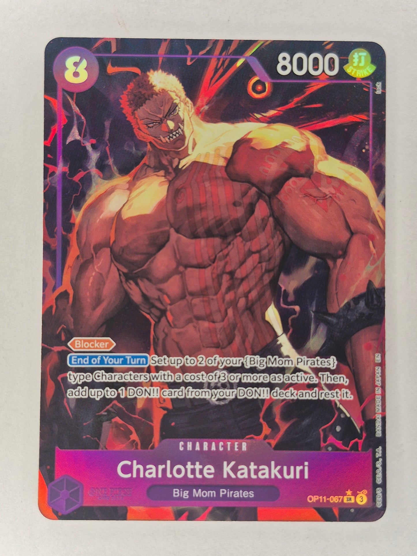 Charlotte Katakuri (067) (Alternate Art) OP11-067 A Fist of Divine Speed Foil