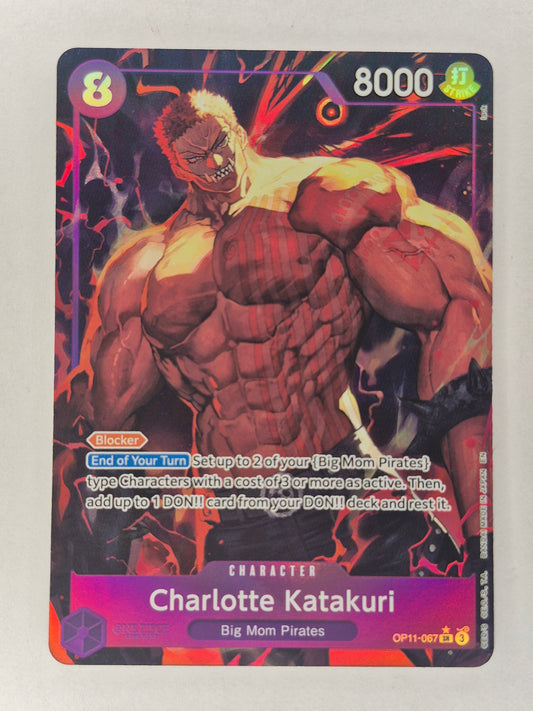 Charlotte Katakuri (067) (Alternate Art) OP11-067 A Fist of Divine Speed Foil