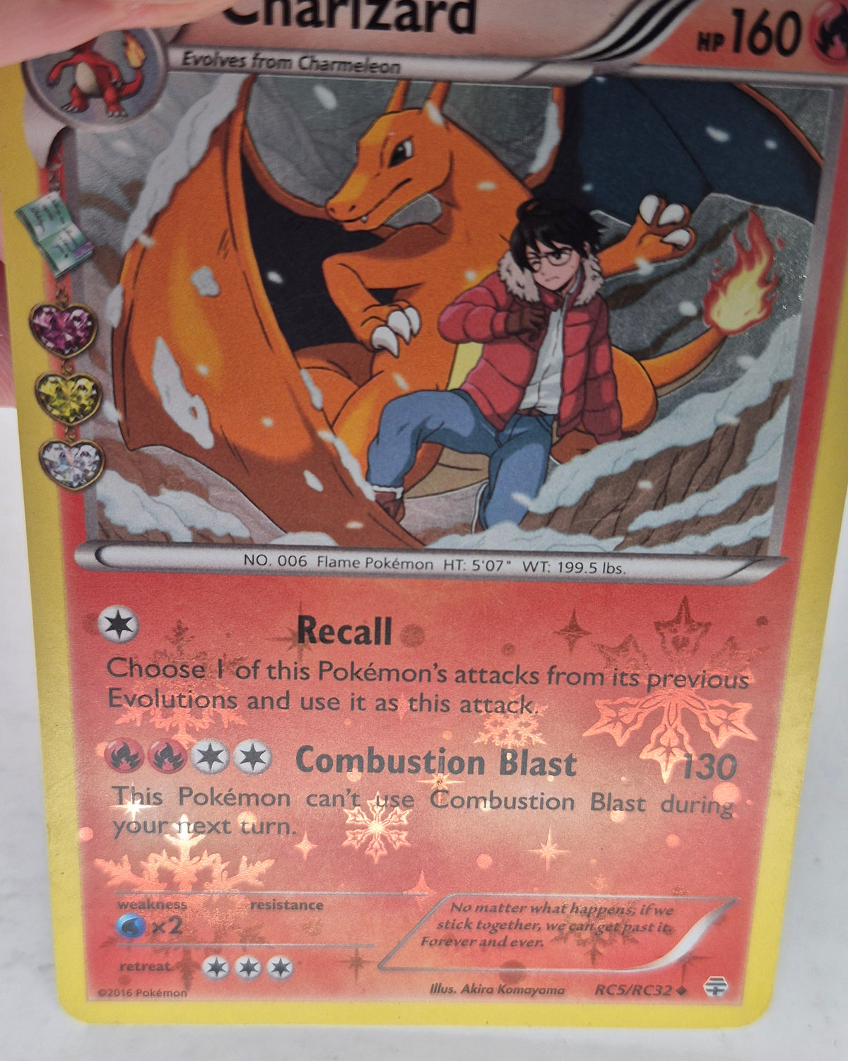 Charizard RC5/RC32 XY Generations Pokemon 2016 Radiant Collection Holo LP