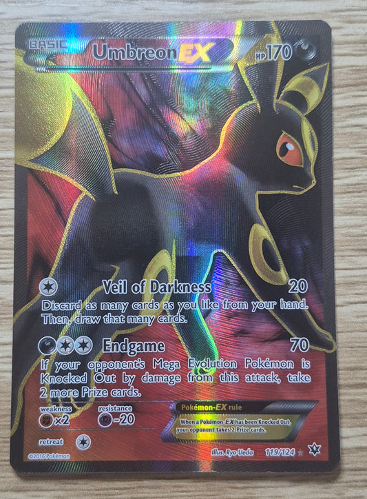 Pokemon 2016 Umbreon EX Full Art Fates Collide 119/124 - LP