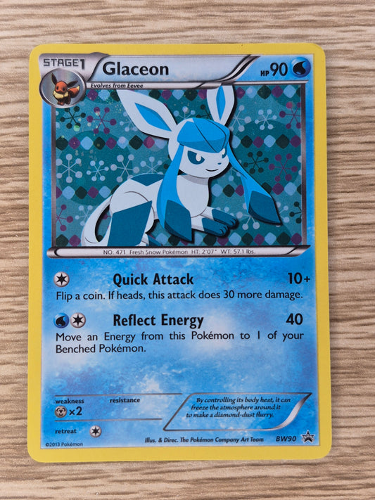 2013 POKEMON BLACK & WHITE PROMO BW90 GLACEON-HOLO SYLVEON COLLECTION LP