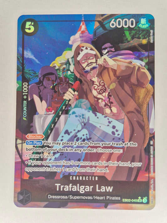 One piece TCG EB 02 Alternate Art - Trafalgar Law (EB02 – 045)