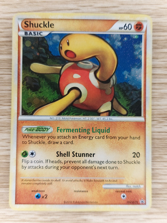 2010 Pokemon Shuckle Holo Black Star Promo HGSS15 VLP