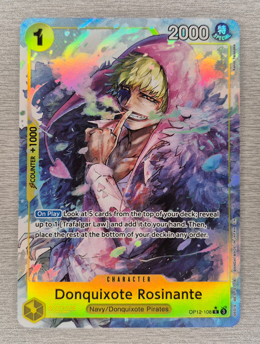 Donquixote Rosinante - OP12-108 - Alternate Art - One Piece TCG