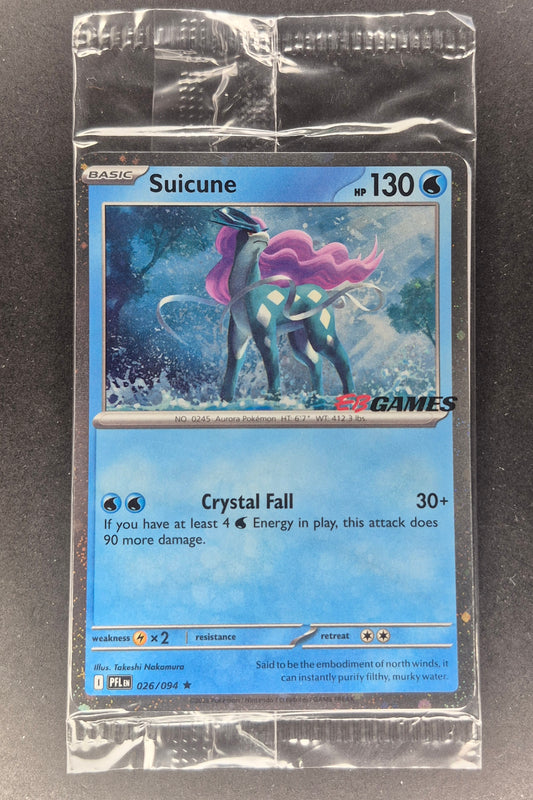2025 Pokémon Suicune EB GAMES 026/094 Sealed Promo