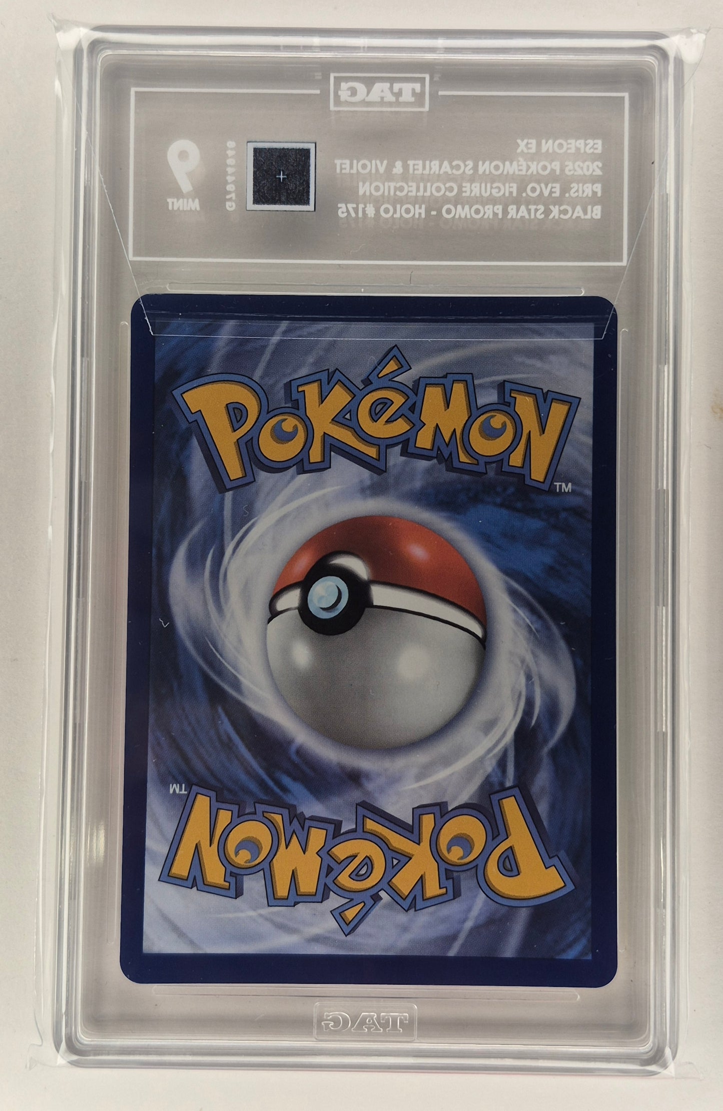2025 Pokémon SVP EN Espeon EX SVP 175 Black Star Promo TAG 9 Mint