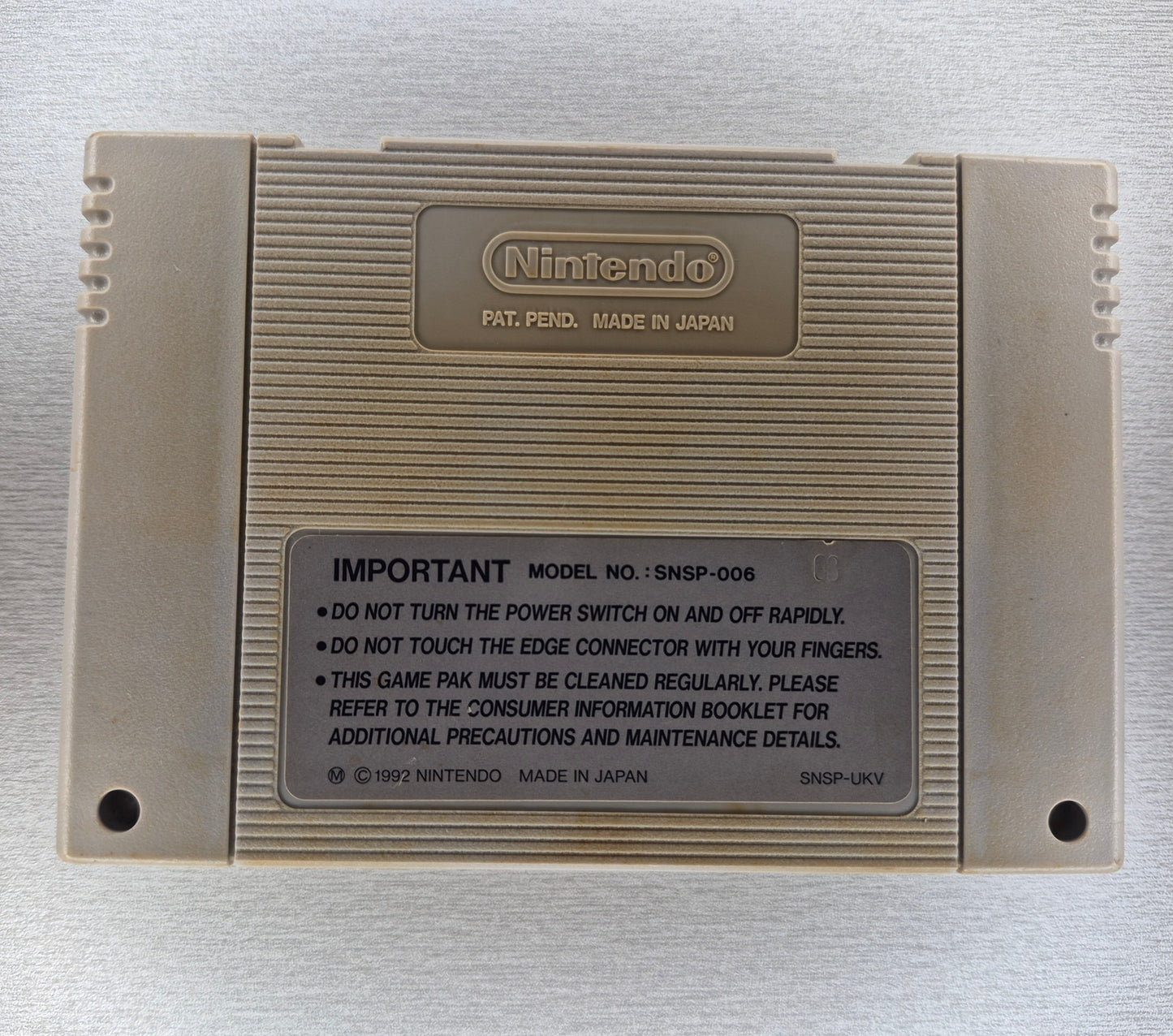 Nintendo Super SNES Mortal Kombat AUS PAL Cart Tested