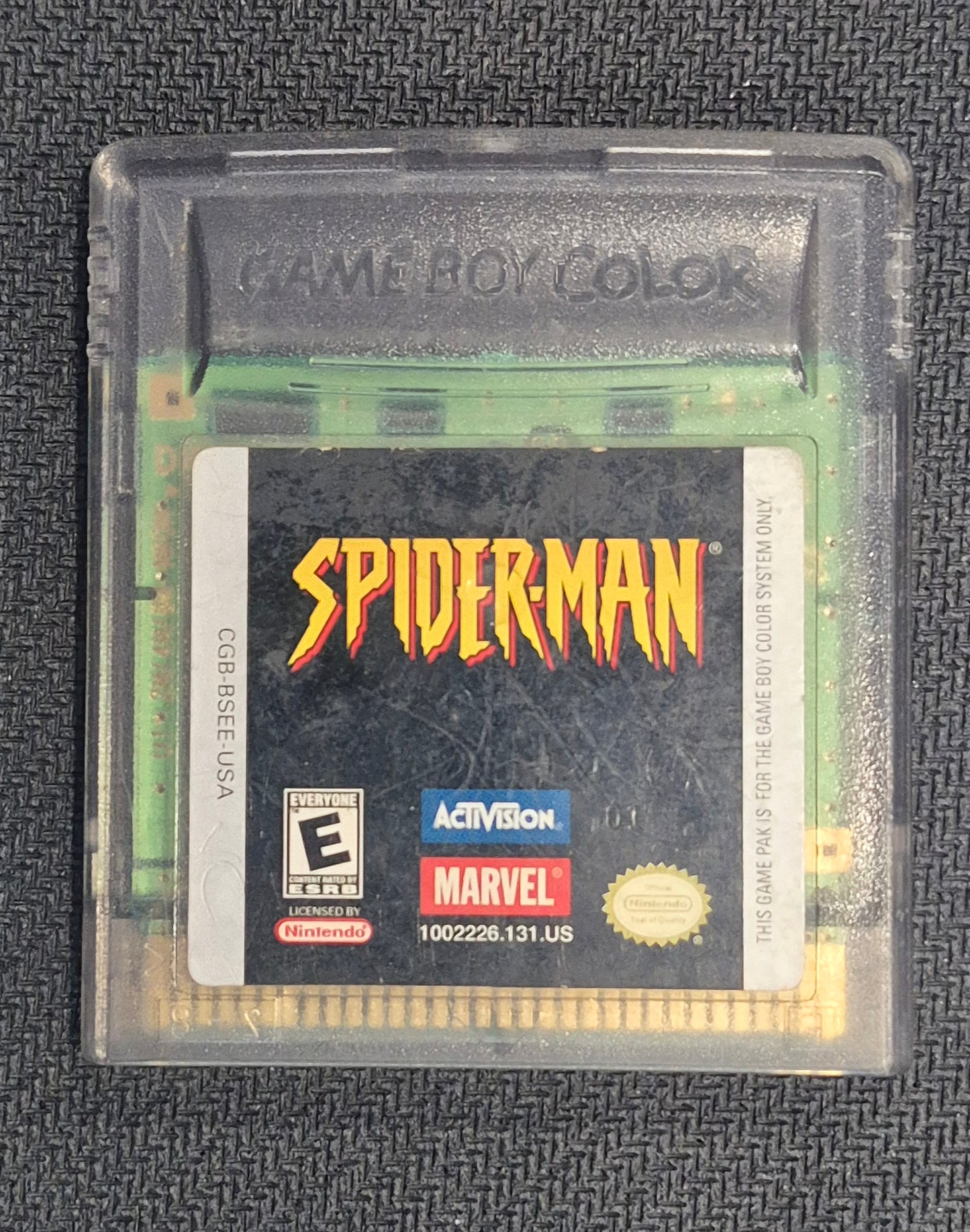 Spider-Man (Nintendo Game Boy Color, 2000) Cleaned - Tested - US Cart