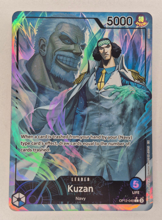 Kuzan (040) (Alternate Art) OP12-040 Legacy of the Master Foil
