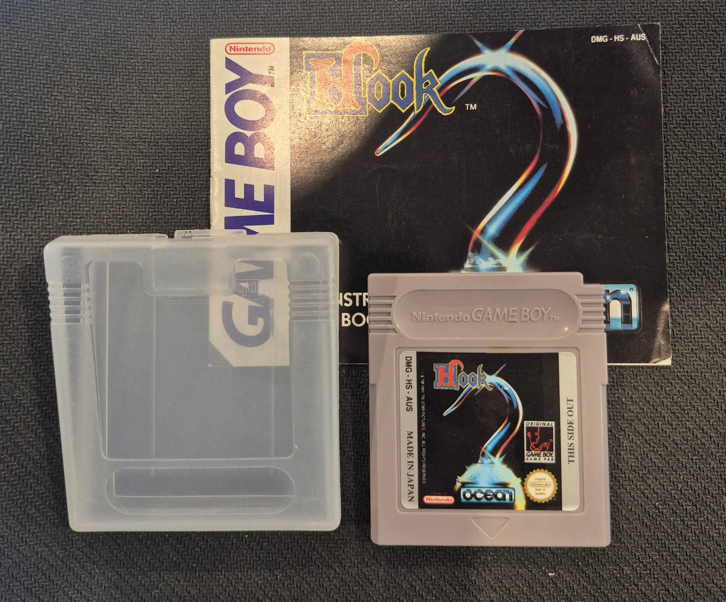 Hook Nintendo Game Boy Game - Cart + Instructions & Case Tested
