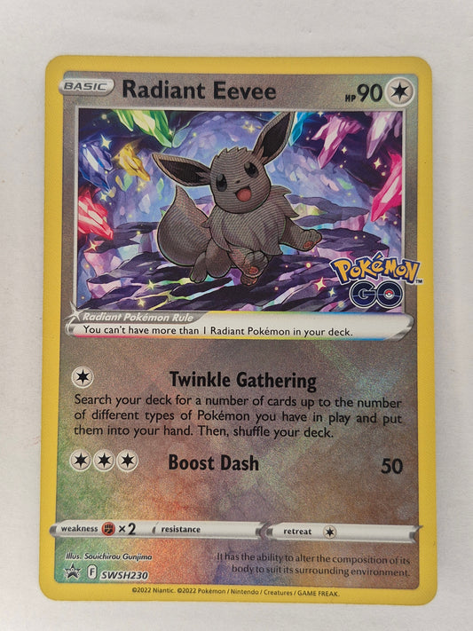 Pokémon TCG Radiant Eevee SWSH Black Star Promos SWSH230 Holo Promo