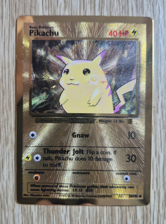 2021 Pokémon Celebrations Pikachu Metal Card 58/102