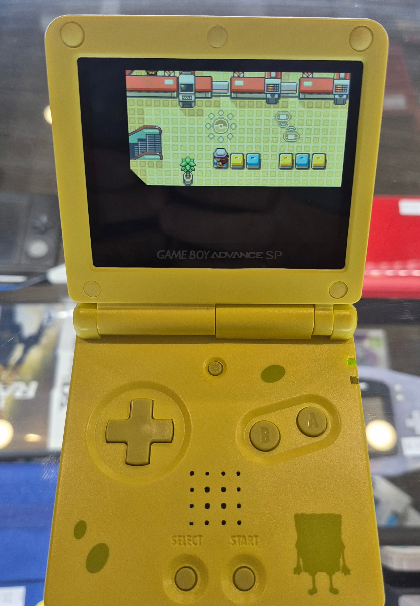 Nintendo Gameboy Advance SP GBA IPS V2 Backlit Lcd Console Spongebob Squarepants