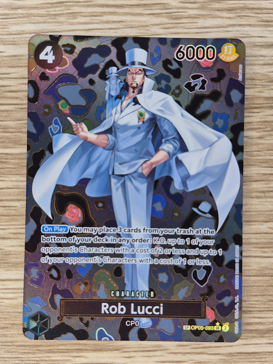 One Piece TCG - Rob Lucci SP Alt OP05-093 - Emperors in the New World - English