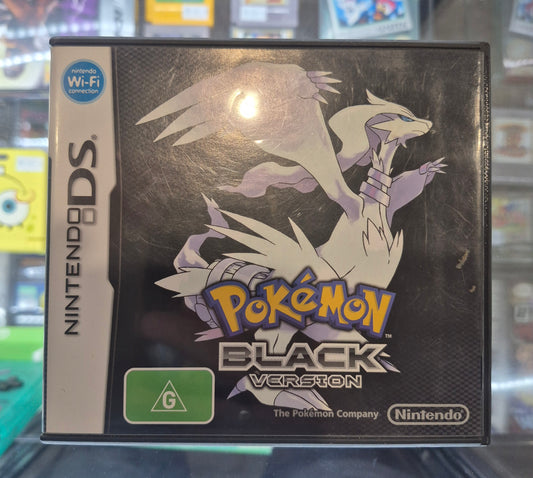 2011 Nintendo DS Pokémon Black Version AUS PAL In Box Tested