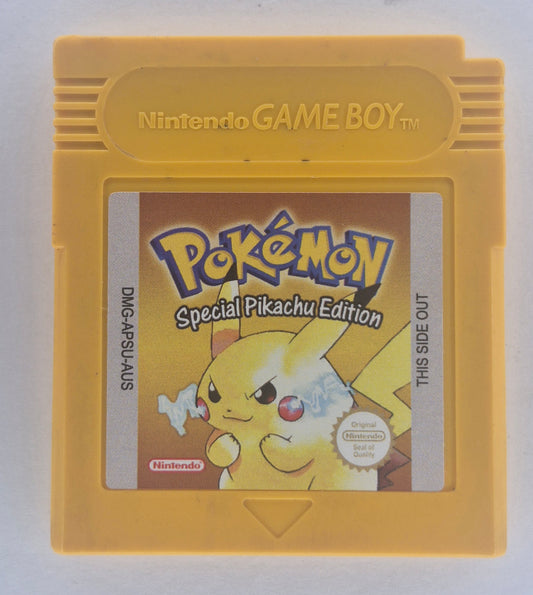 Pokemon Yellow Special Pikachu Edition  Game Boy *100% ORIGINAL* NEW BATTERY