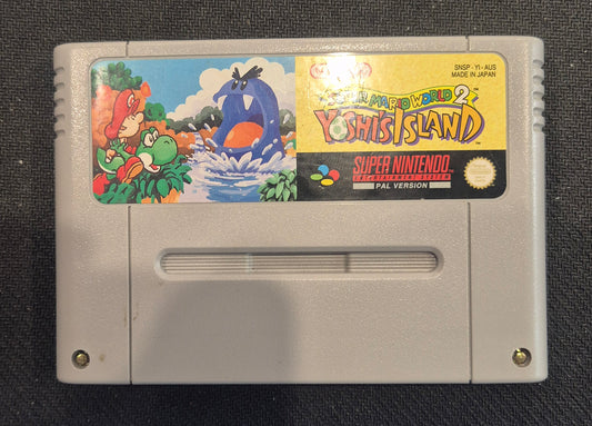 Super Mario World 2: Yoshi's Island for Super Nintendo AUS PAL SNES New Save Battery