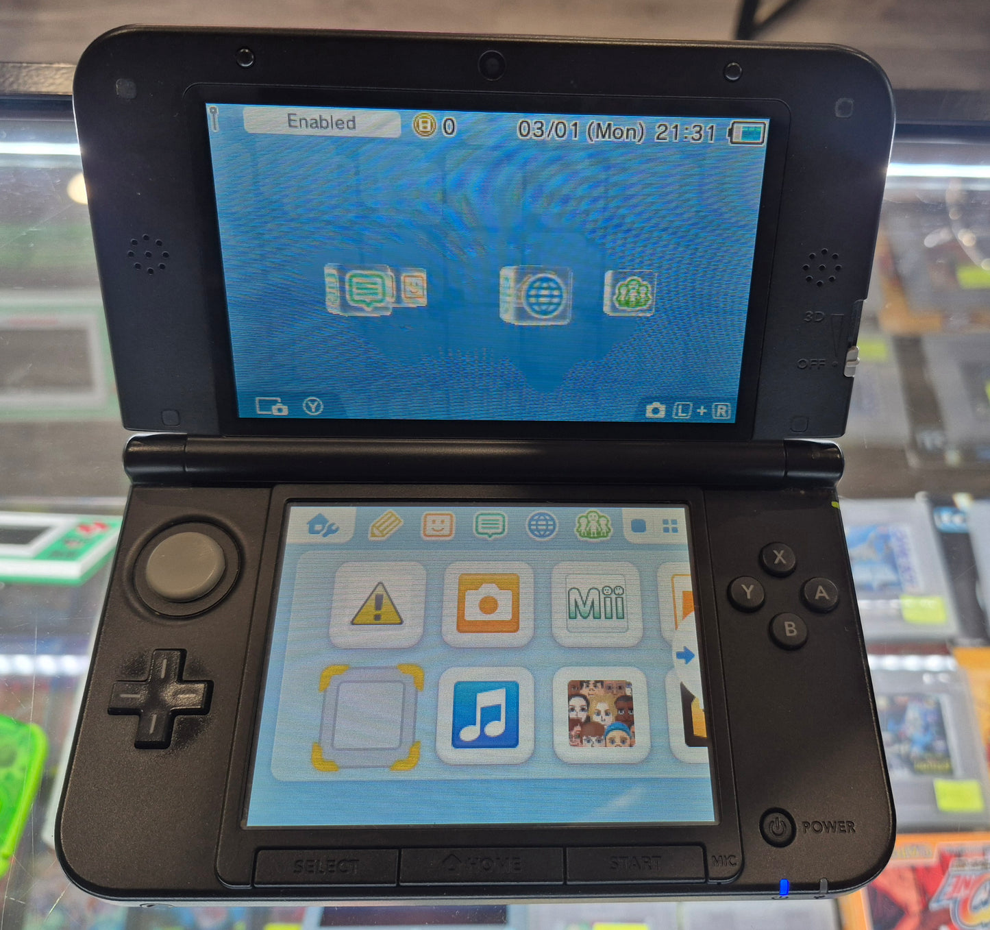 Nintendo 3DS XL- Pokemon LIMITED Xerneas & Yveltal BLUE Console in Box VGC