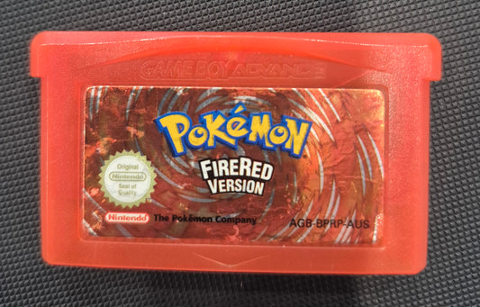 Pokemon Game Boy Advance Fire Red Version AUS PAL Tested & Cleaned