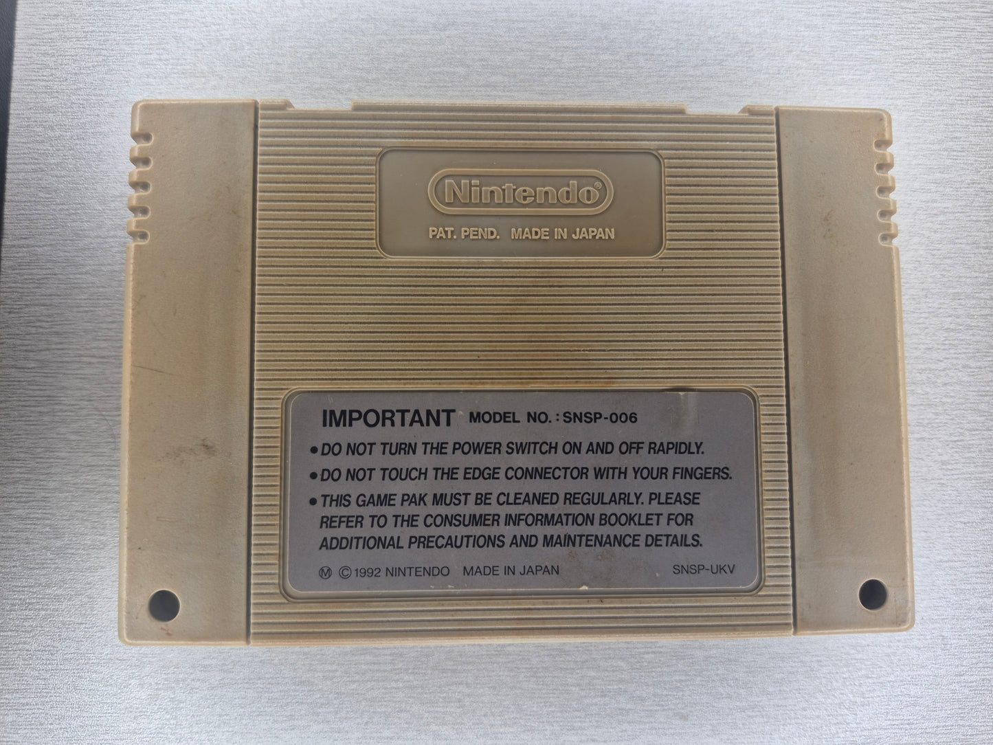 RoboCop 3 Super Nintendo SNES AUS PAL Version Tested And Working