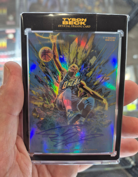 2026 Tyson Beck/Shaquille O'neal Gem Rush Blue Foil On Card Auto 06/20