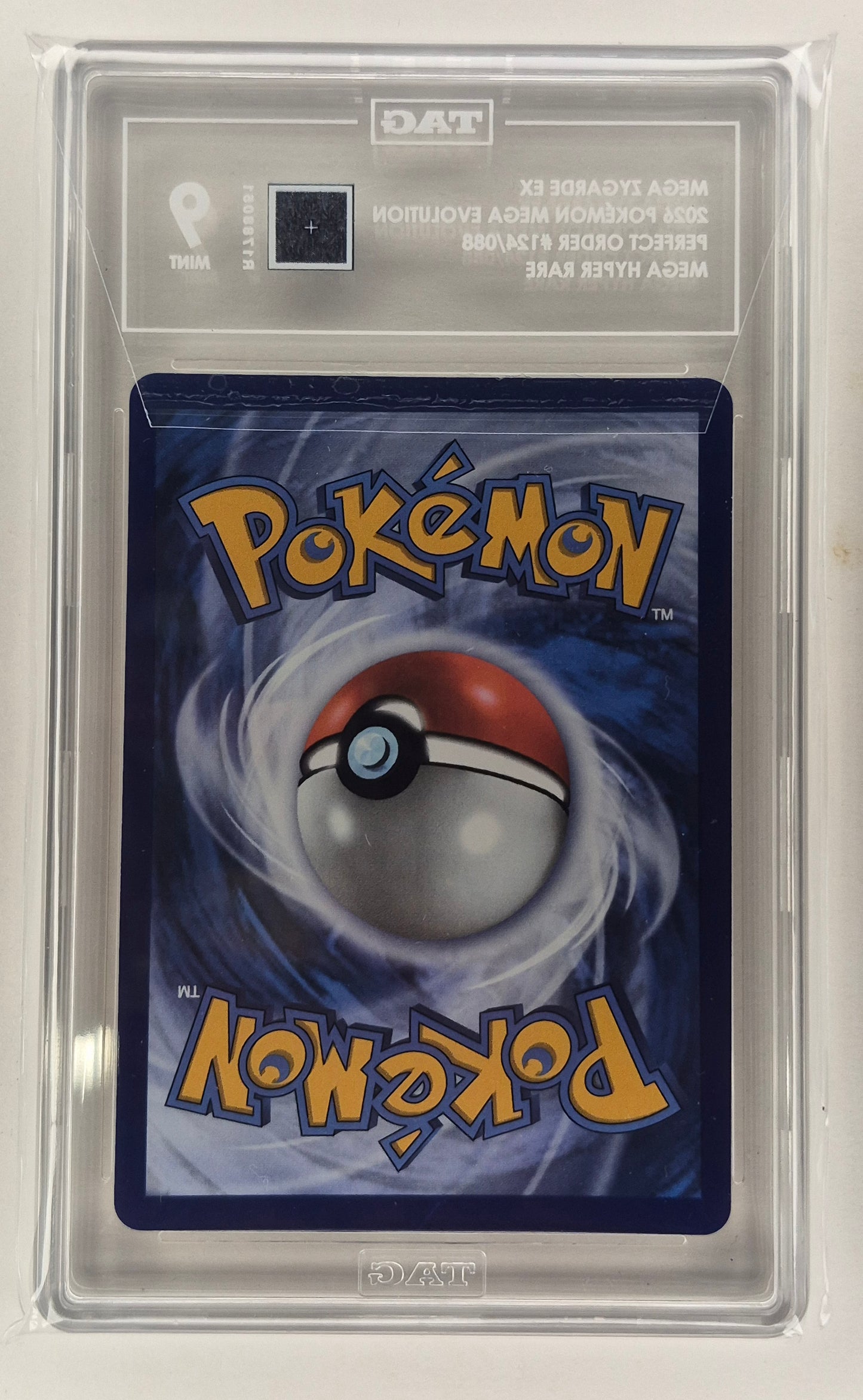 Mega Zygarde EX Gold Hyper Rare 124/088 Pokémon Perfect Order 2026 TAG 9 Mint