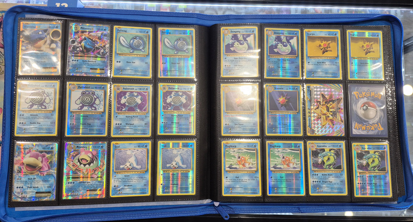 2016 Pokémon Evolutions Master Set inc.all Reverse Holo Cards in Palms Off Binder LP/NM
