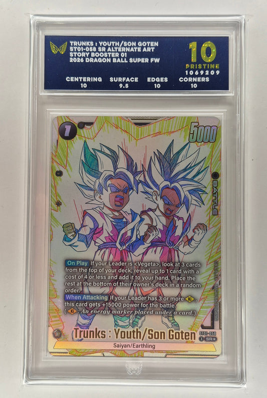 2026 FUSION WORLD STORY BOOSTER 01 #ST01-058 Youth/Son Goten ALT ART SR ARK 10