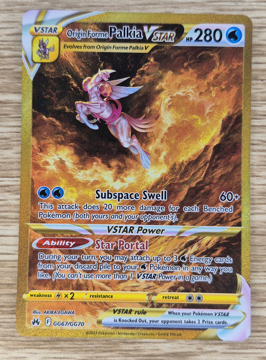 Pokemon 2023 Origin Forme Palkia Vstar Crown Zenith GG67/GG70 LP