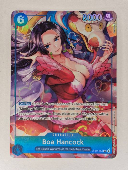 Boa Hancock ( Seven Warlords Binder) OP07-051 SR - One Piece TCG English