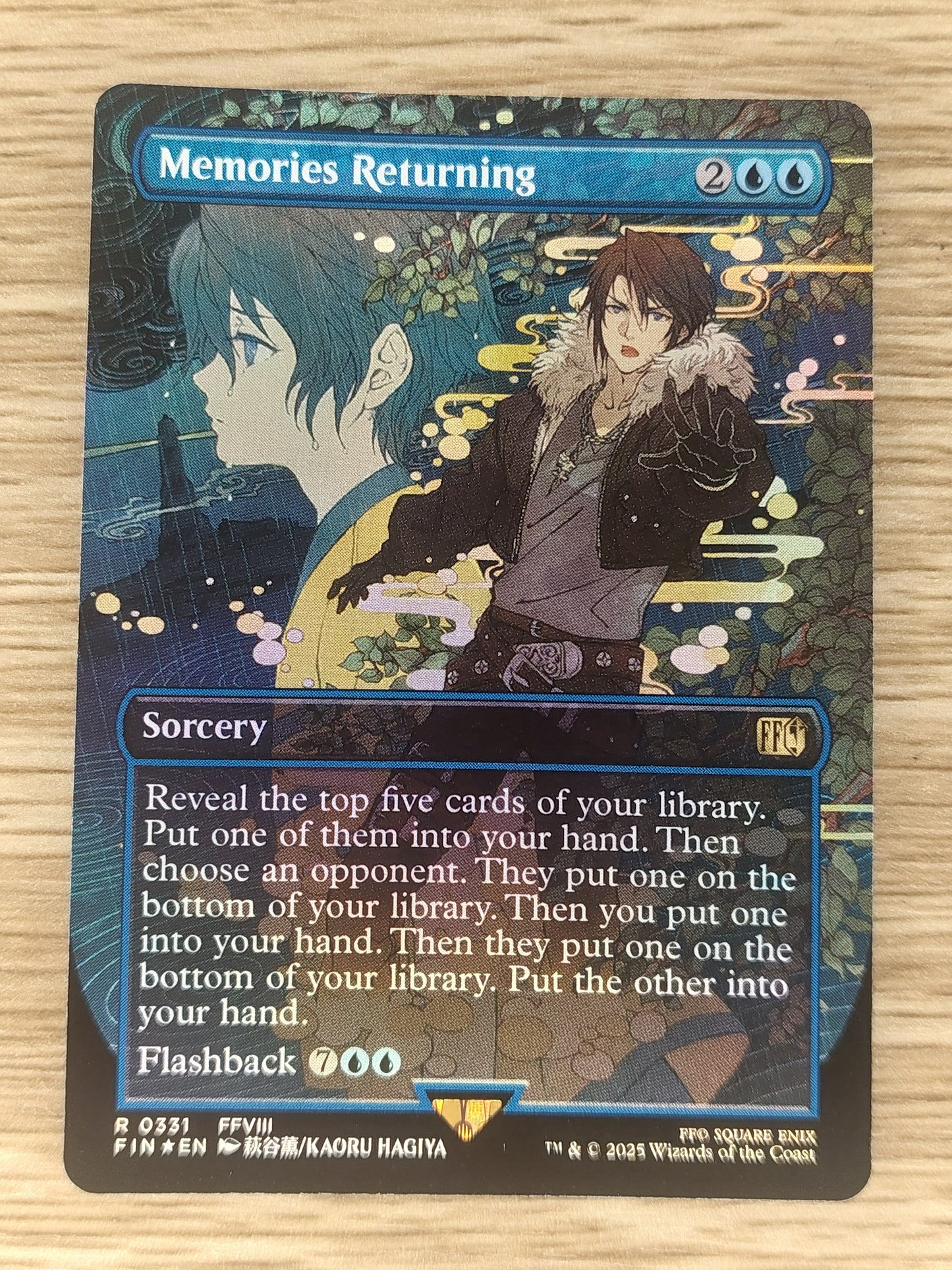 Memories Returning (borderless) Foil Magic: The Gathering MTG Final Fantasy