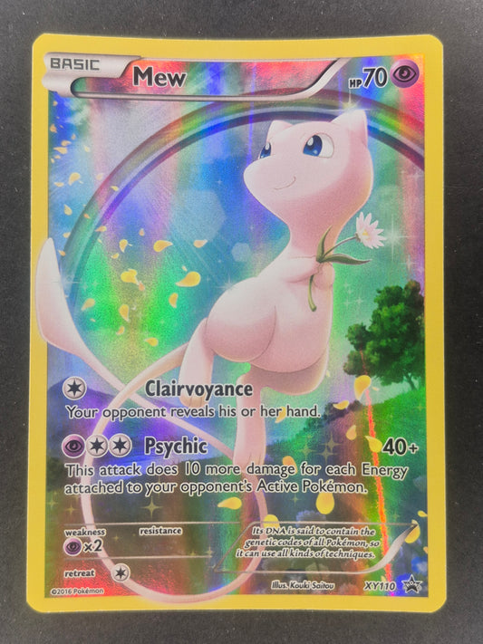 2016 Pokémon TCG Mew XY110 Holo Black Star Promo Full Art NM