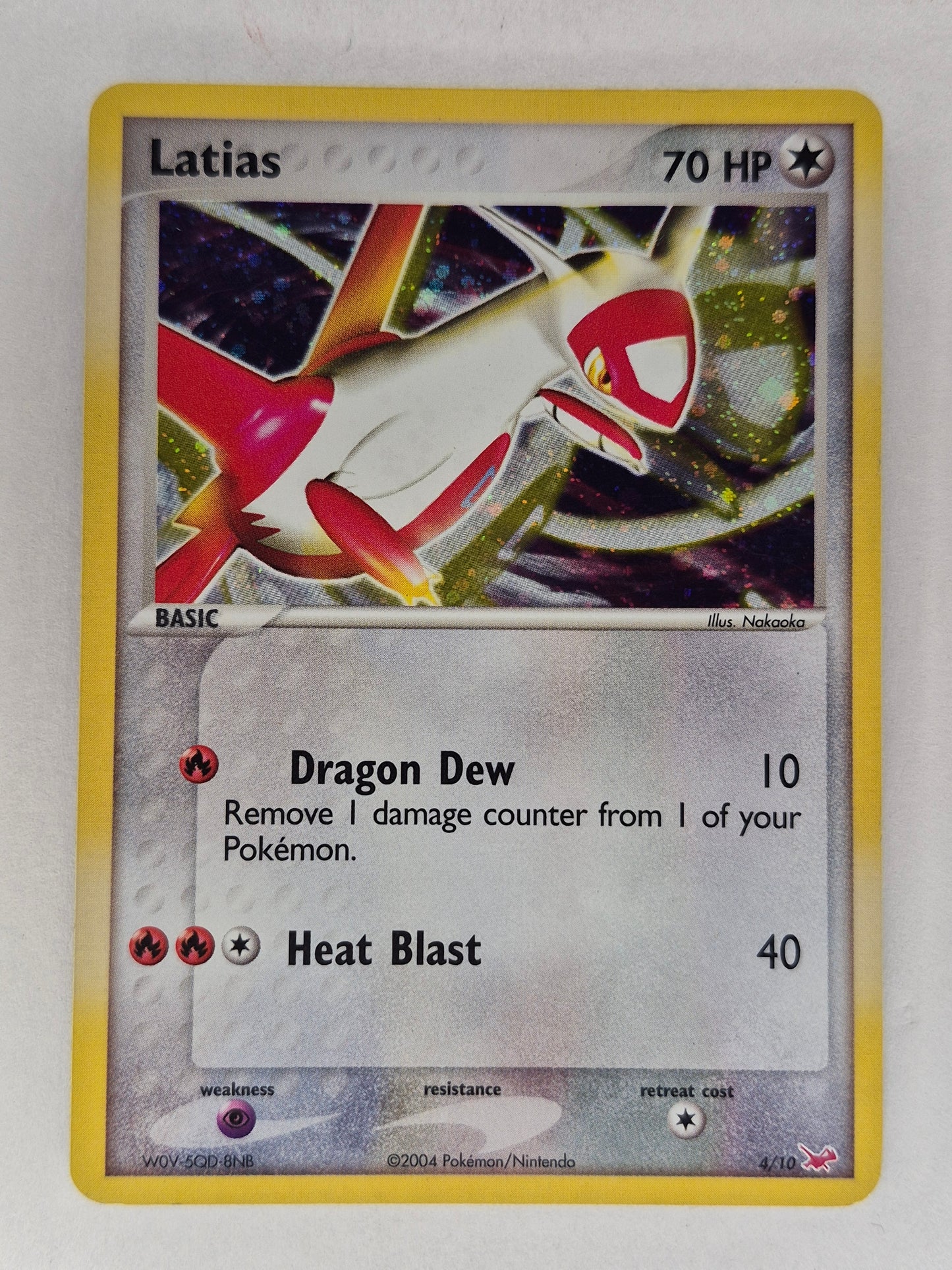 2004 Pokemon Latias Holo Rare - 4/10 - EX Trainer Kit - MP