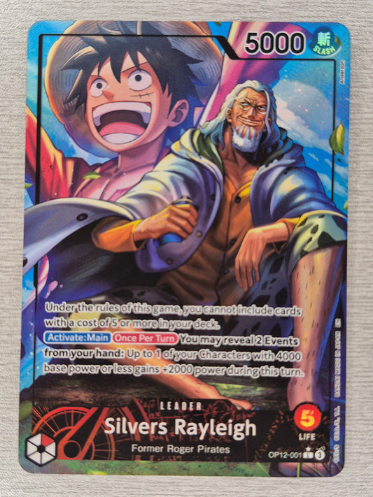 Silvers Rayleigh (Alt Art)  One Piece Legacy Of The Master Leader OP12-001
