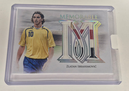 Zlatan Ibrahimovic 2025 Futera Memorable Game Worn Patch 1/1 AC MILAN Legend SSP