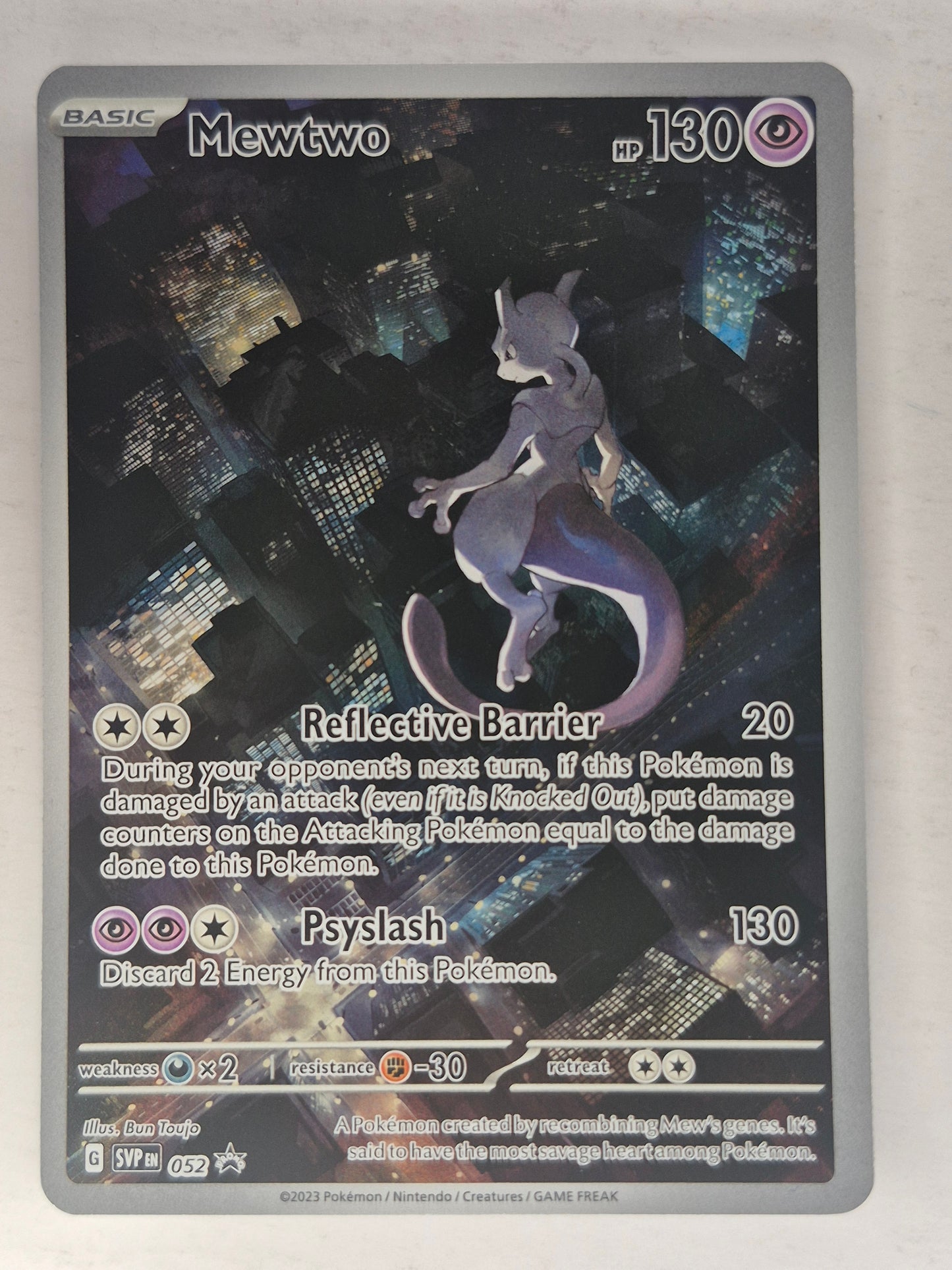 Mewtwo SVP 052 Pokemon TCG Black Star Promo Scarlet & Violet 151 Promo NM